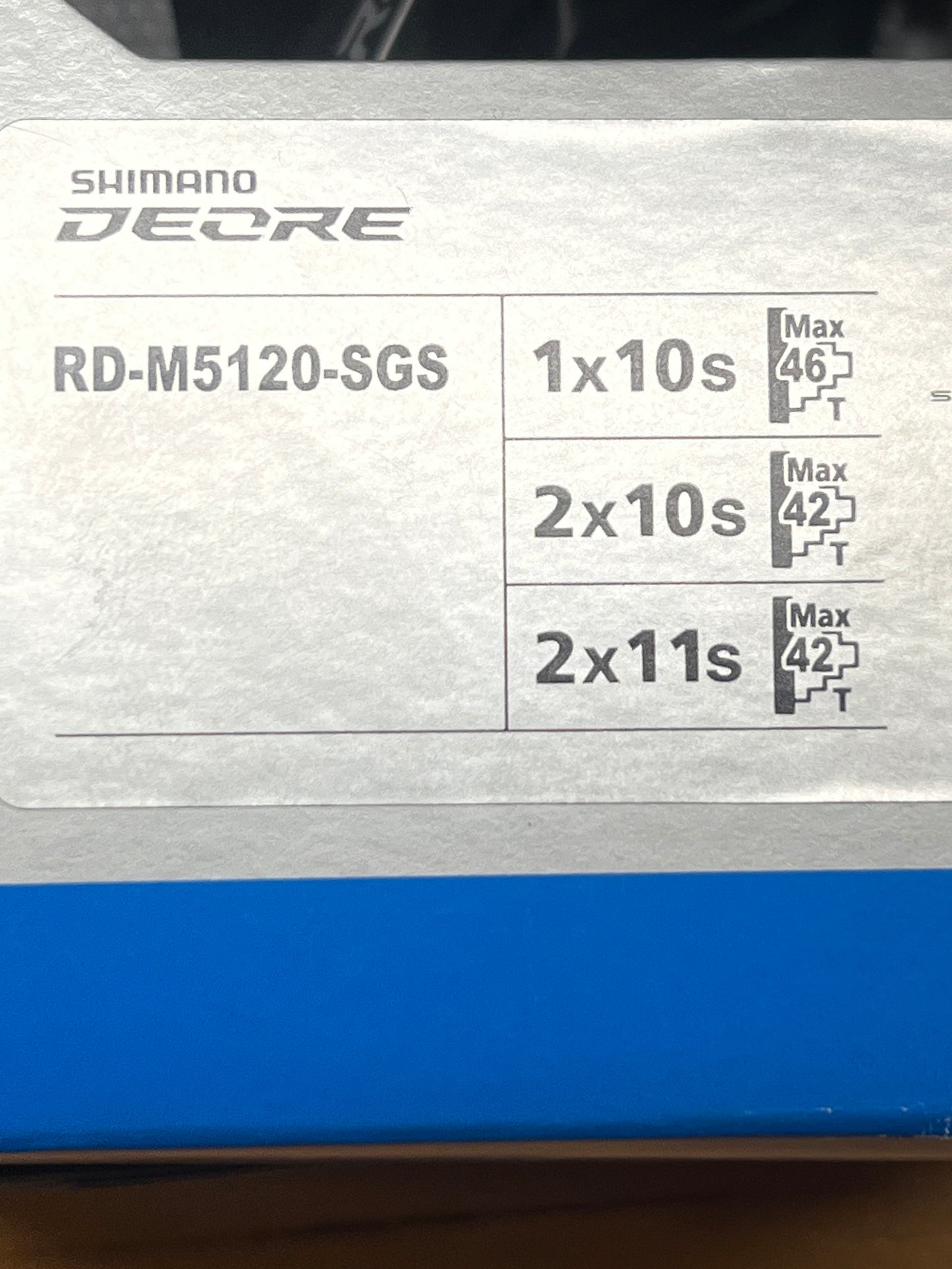 Shimano Derailleur Deore RD-M5120-SGS