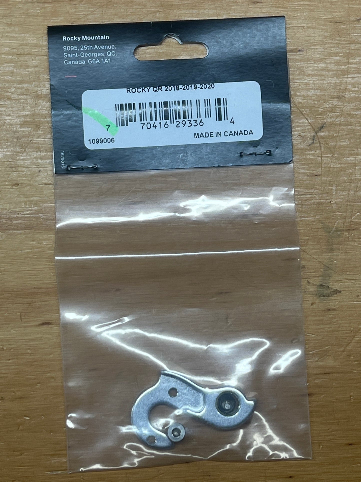 Rocky Mountain Derailleur Hanger QR 2018-2020 1099006