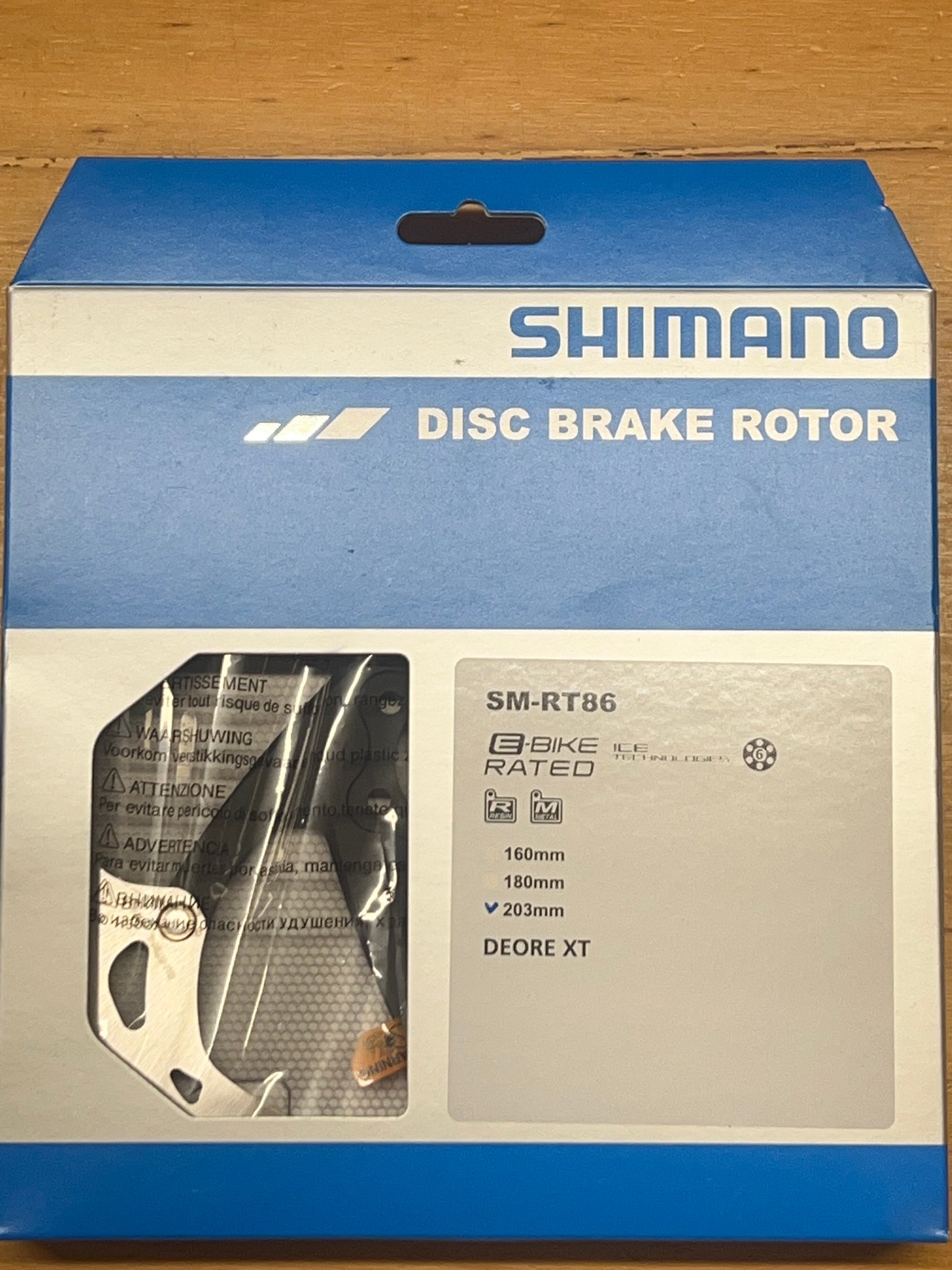 Shimano Disc Brake Rotor SM-RT86 203mm