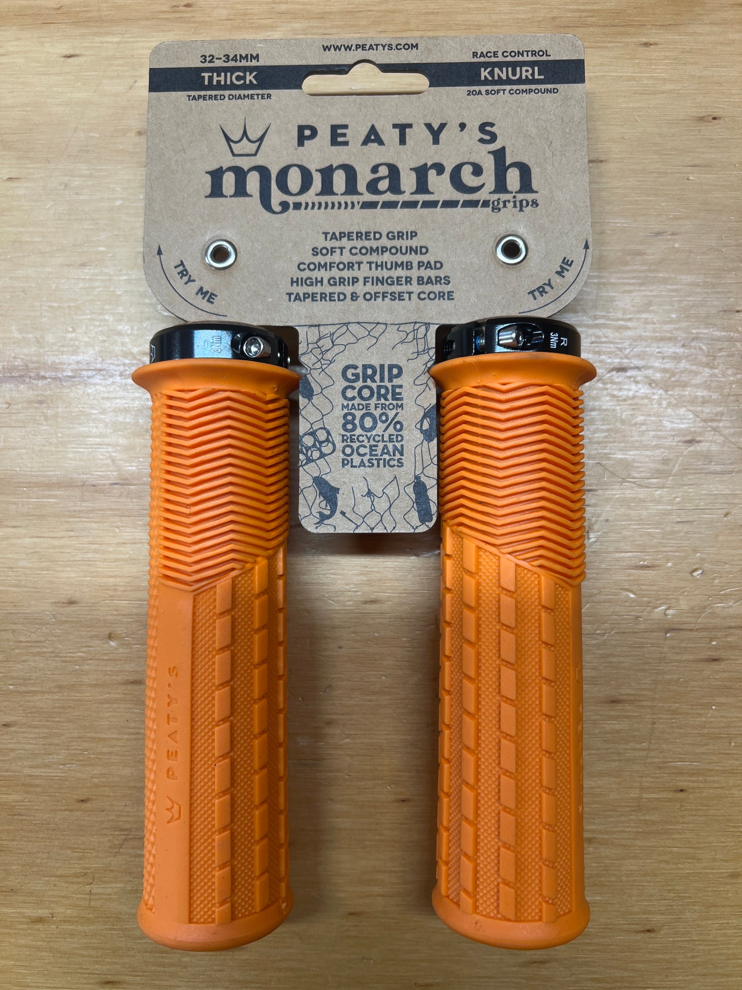 Peaty’s Grips Monarch Knurl Thick
