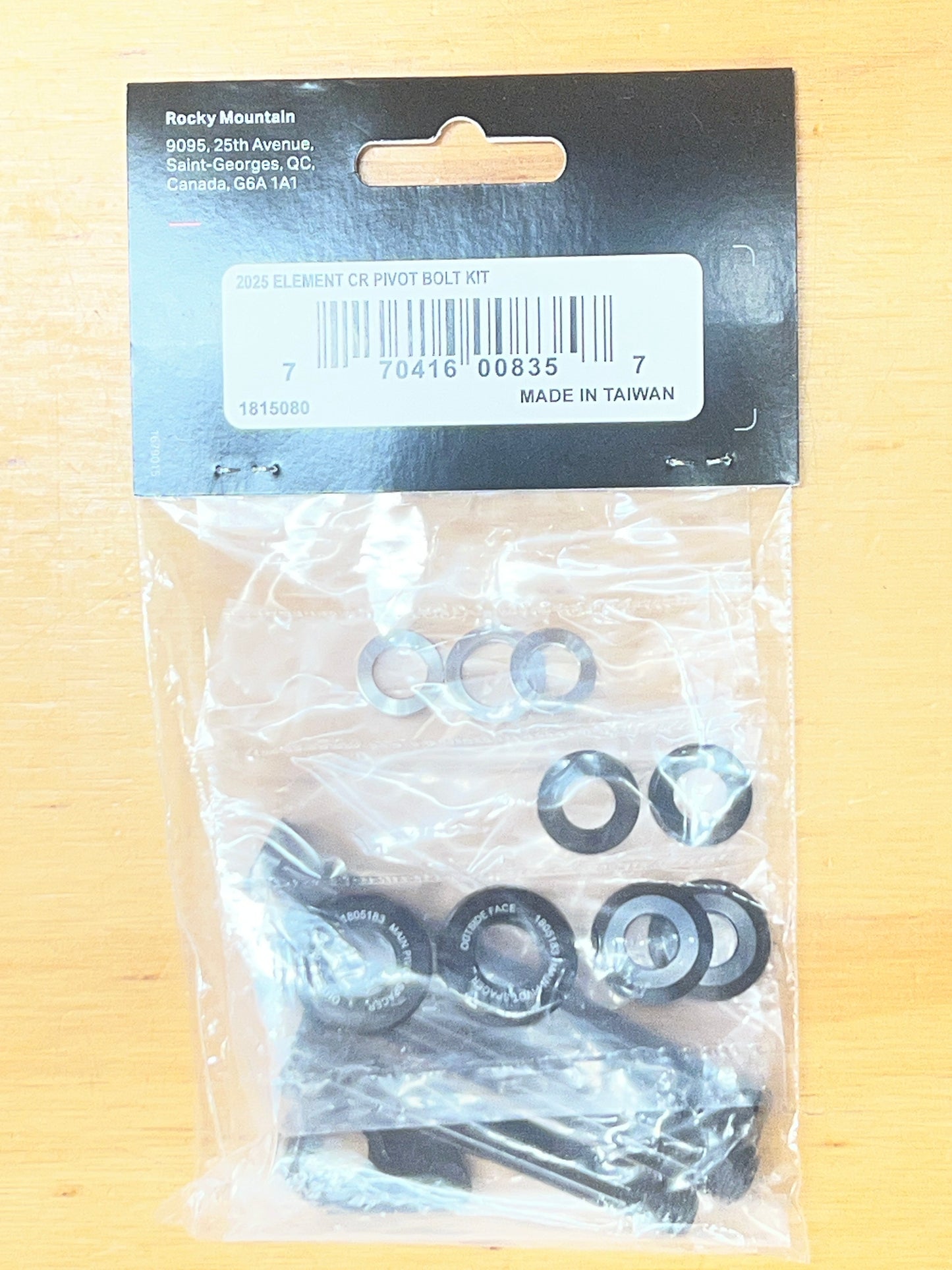 Rocky Mountain Pivot Bolt Kit 1815080