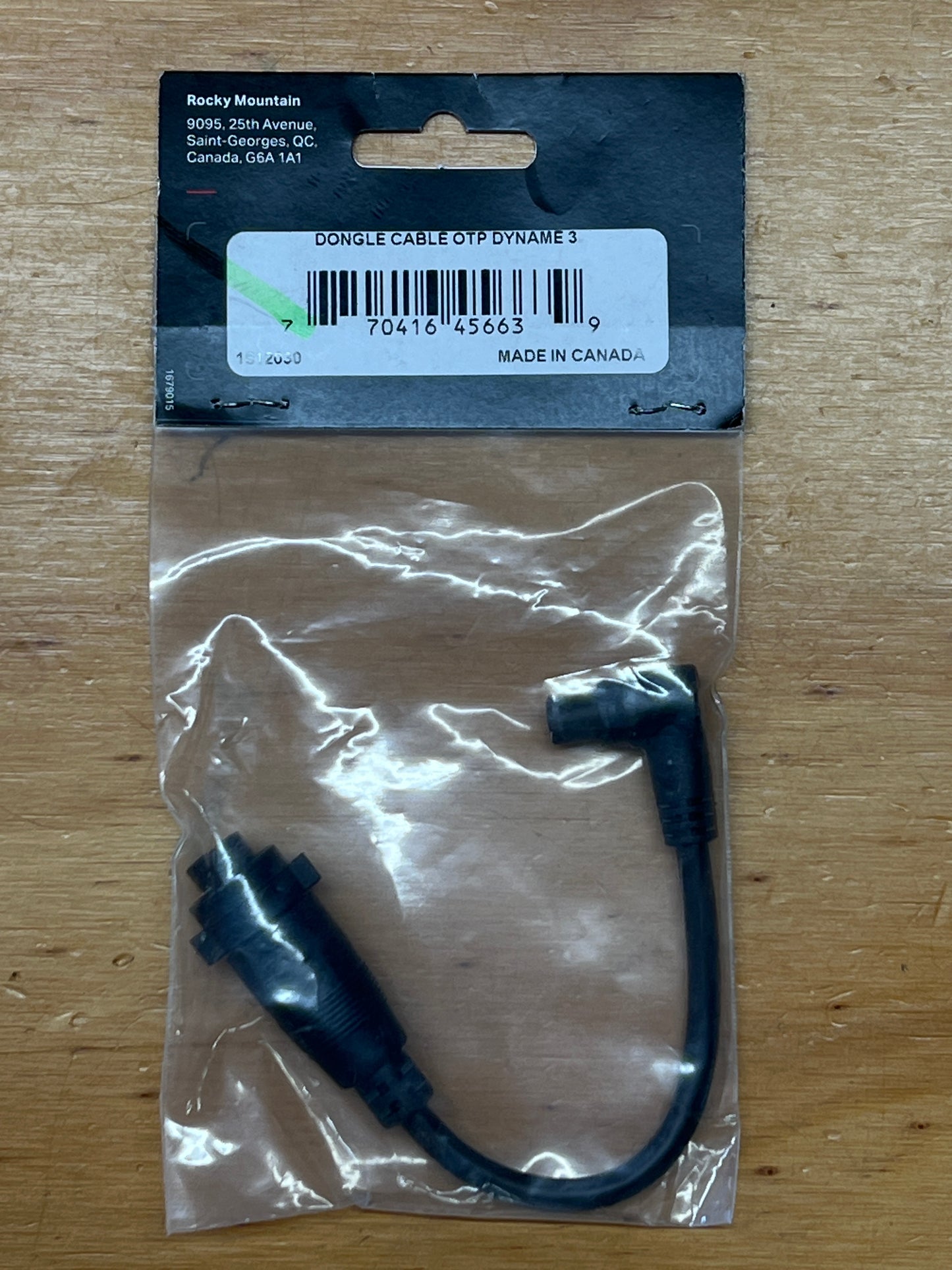 Rocky Mountain Dongle Cable OTP Dyname 3 1812030