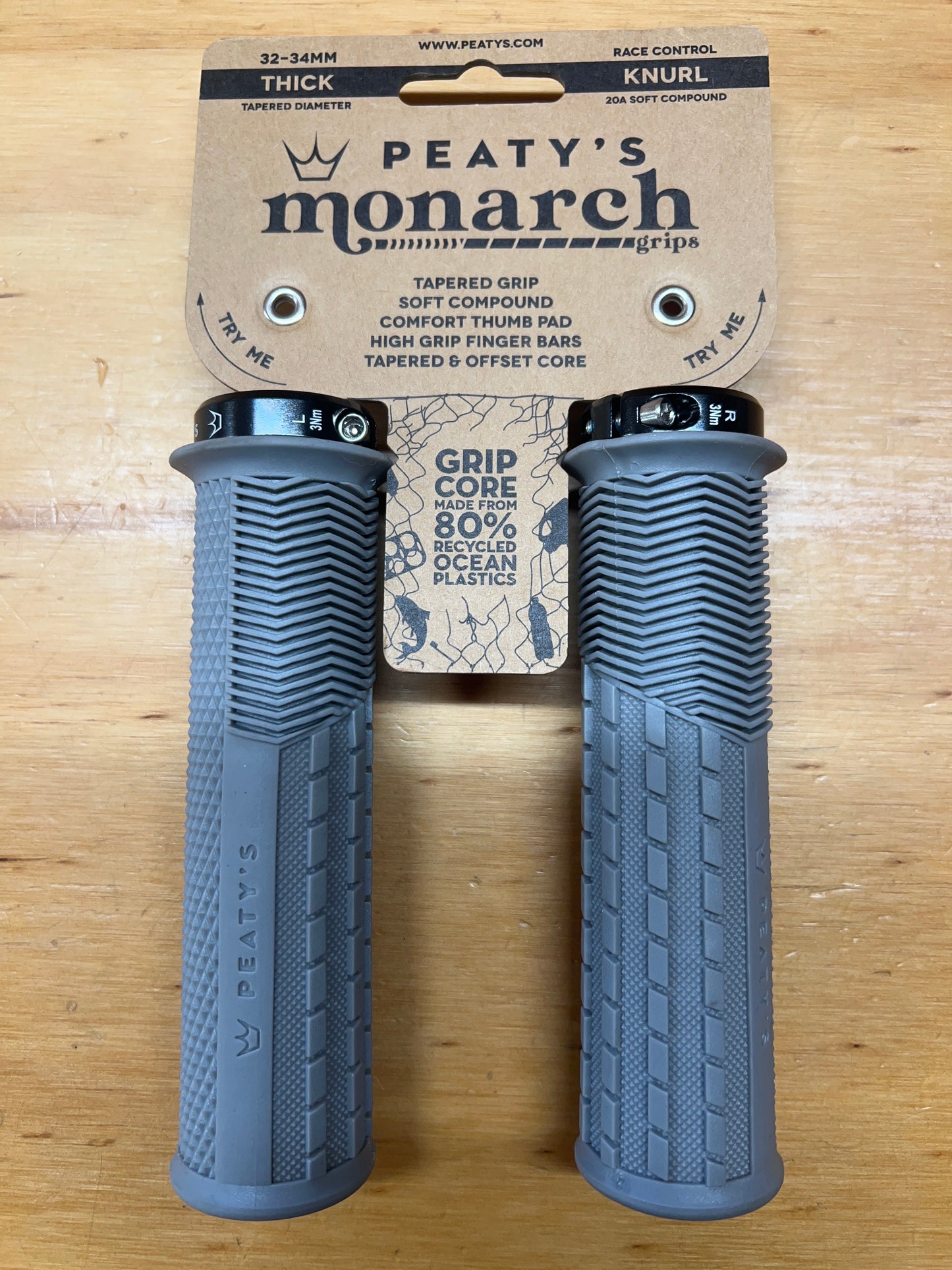 Peaty’s Grips Monarch Knurl Thick