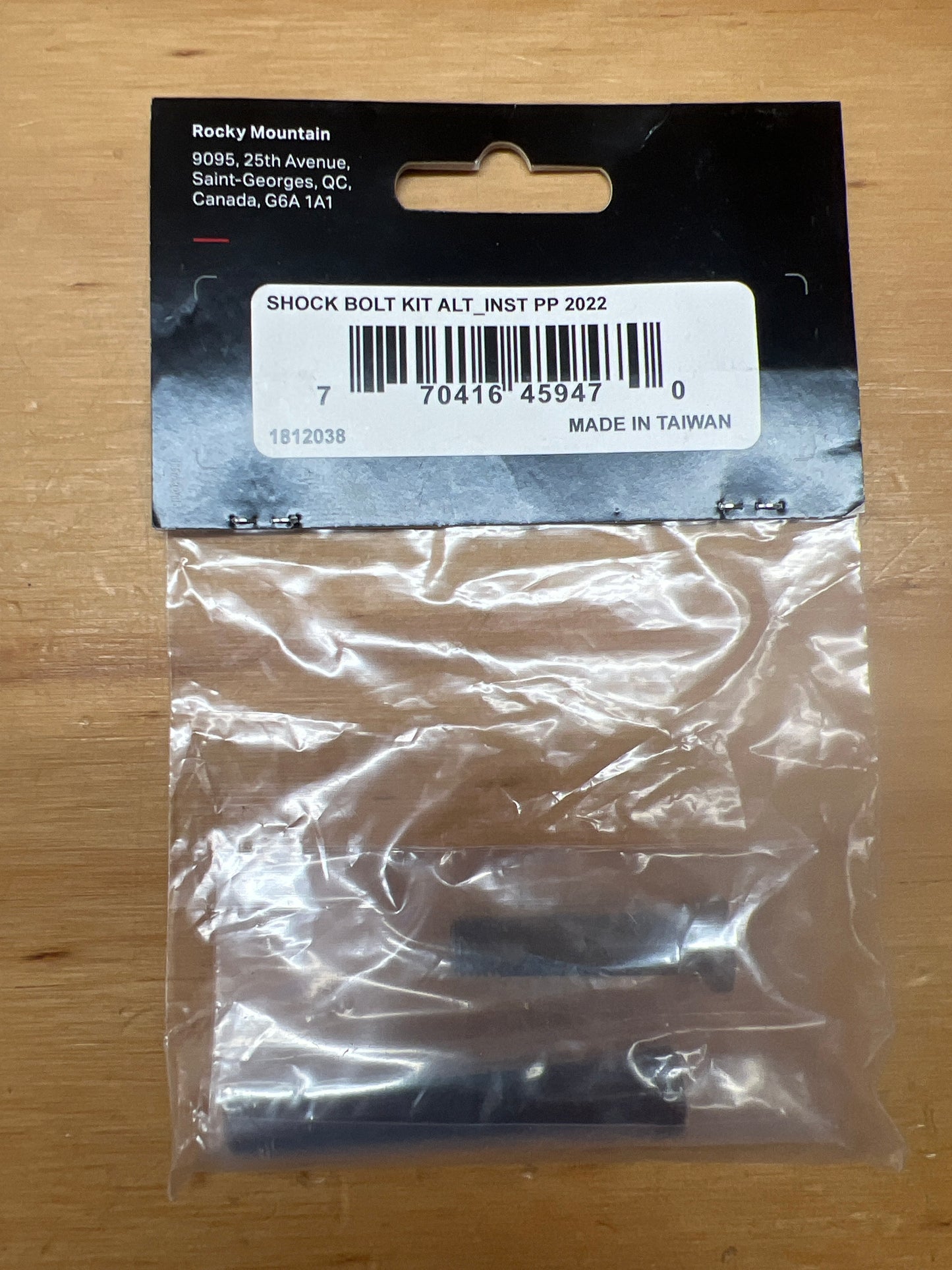 Rocky Mountain Shock Bolt Kit 1812038