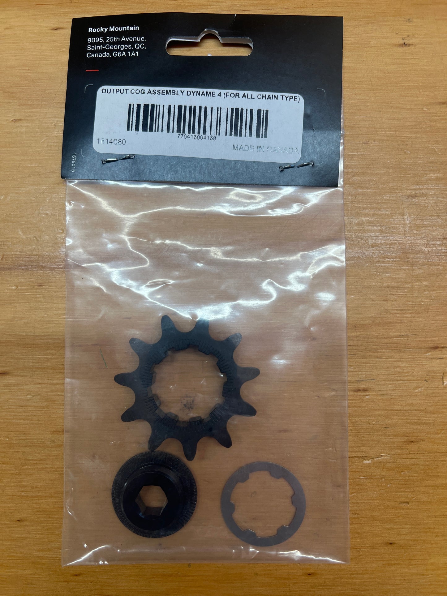 Rocky Mountain Dyname4 Output Cog Assembly 1814060