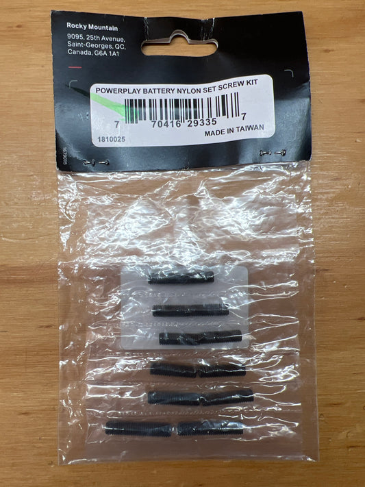 Rocky Mountain Powerplay Battery Nylon Set Screw Kit 1810025