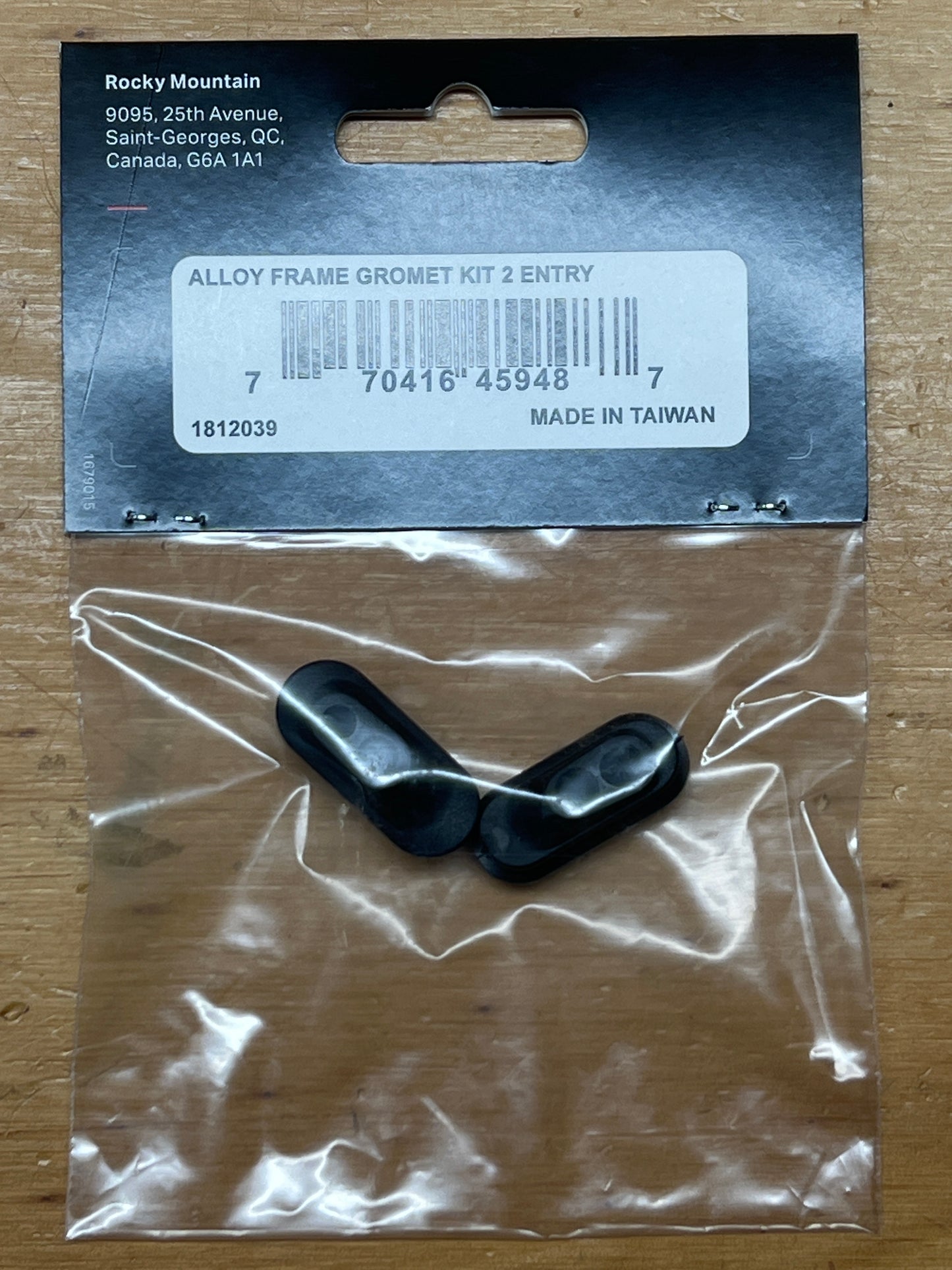 Rocky Mountain Alloy Frame Grommet Kit 2 Entry 1812039