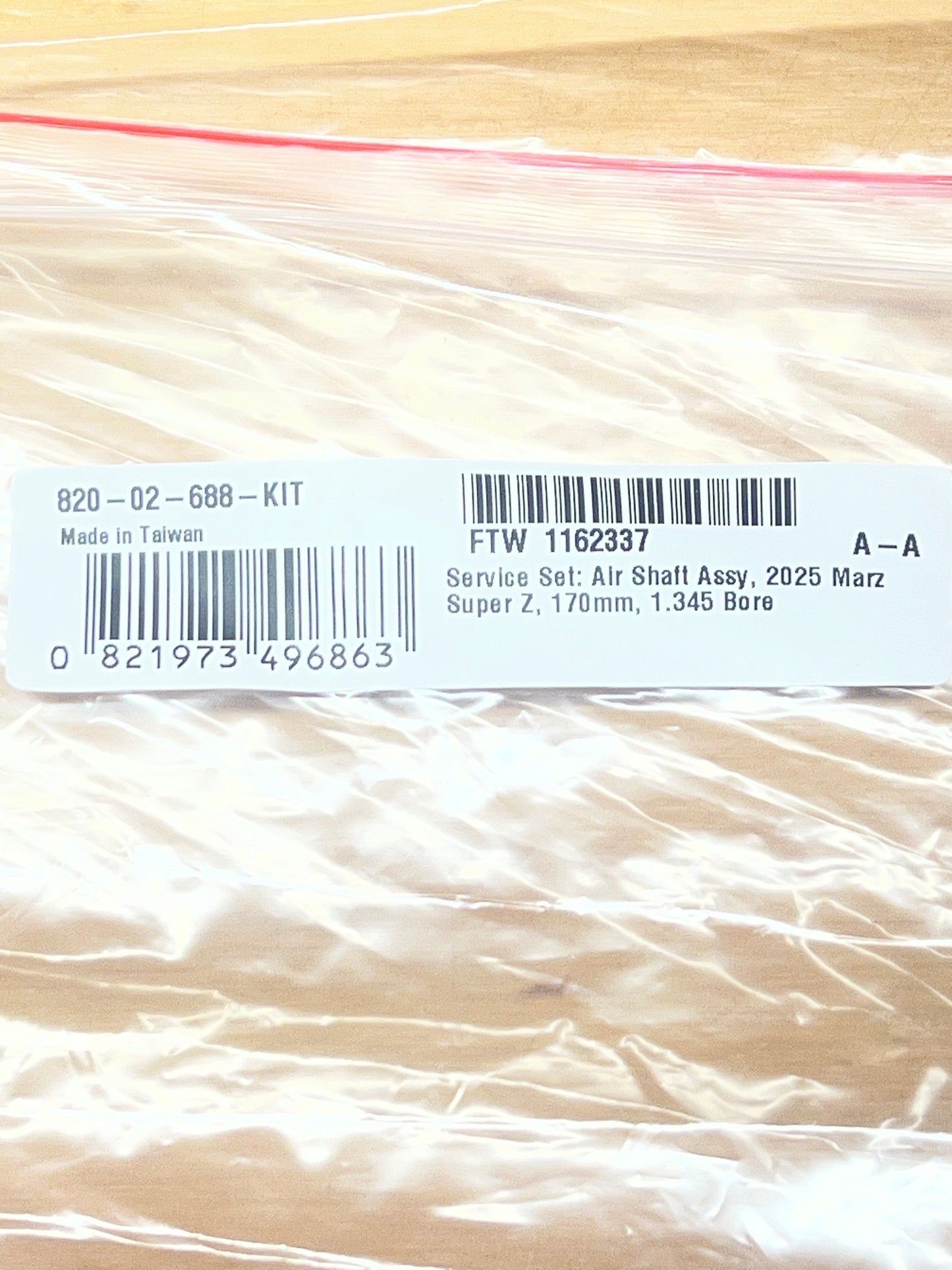 Marzocchi Super Z Air Shaft Kit 170mm 38% off