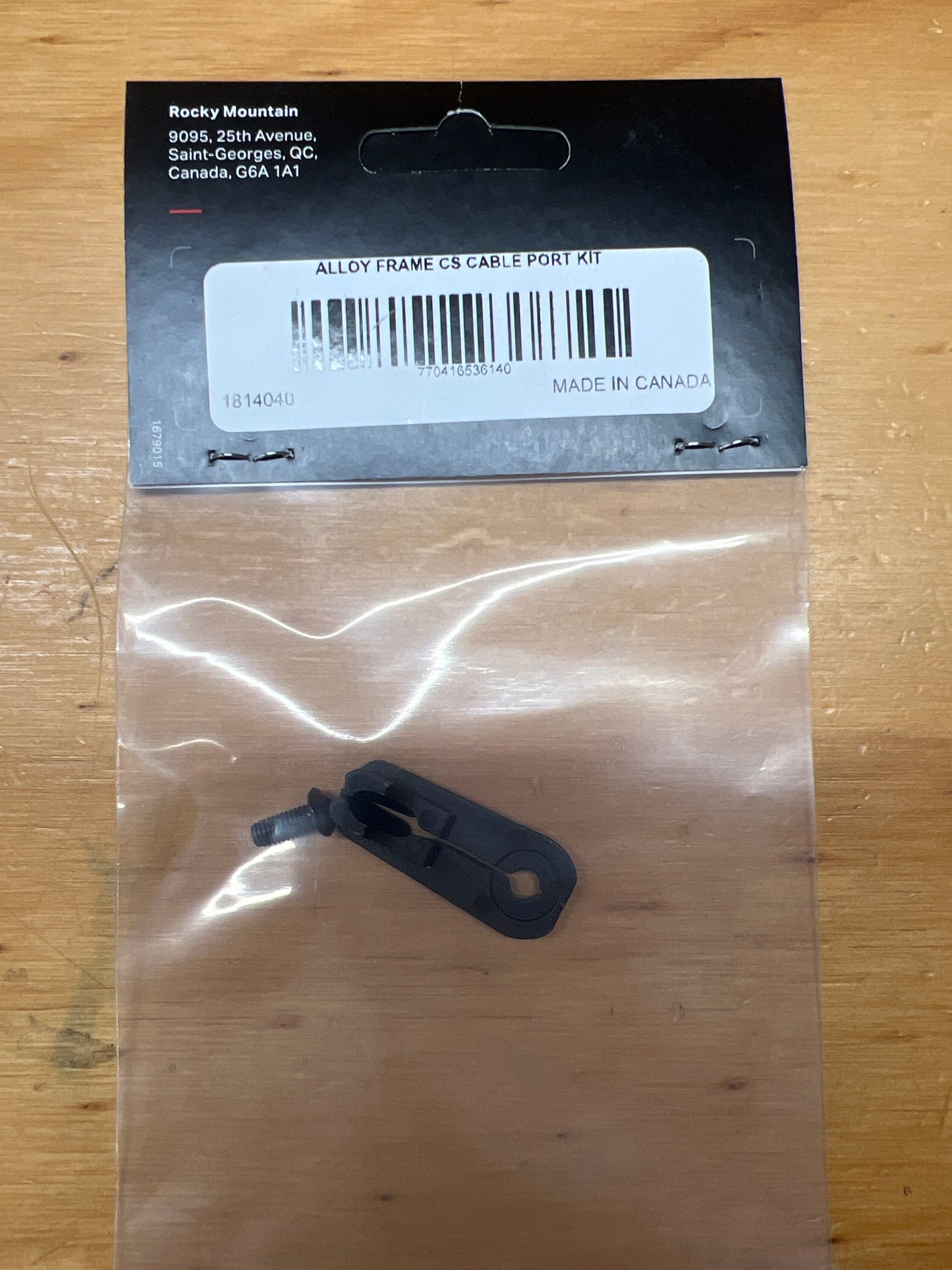 Rocky Mountain Alloy Frame Chain Stay Cable Port Kit 1814040