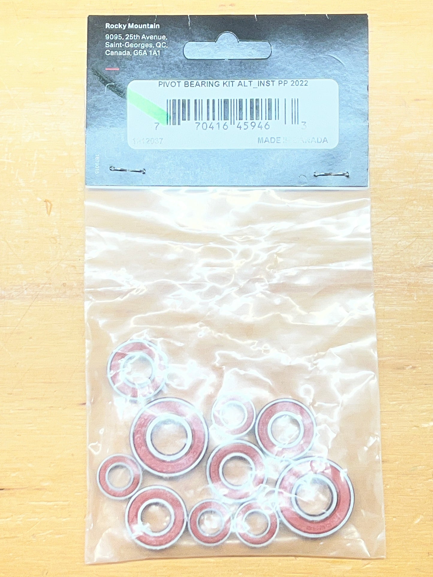 Rocky Mountain Pivot Bearing Kit 1812037
