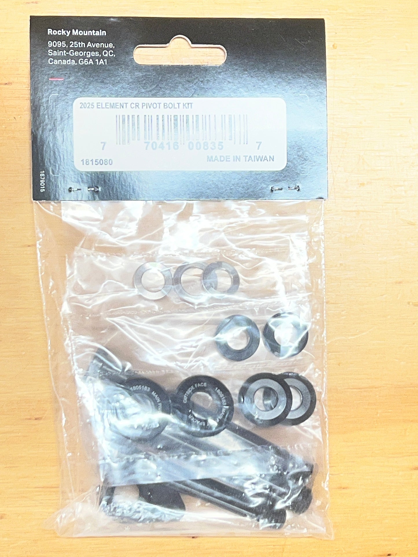 Rocky Mountain Pivot Bolt Kit 1815080