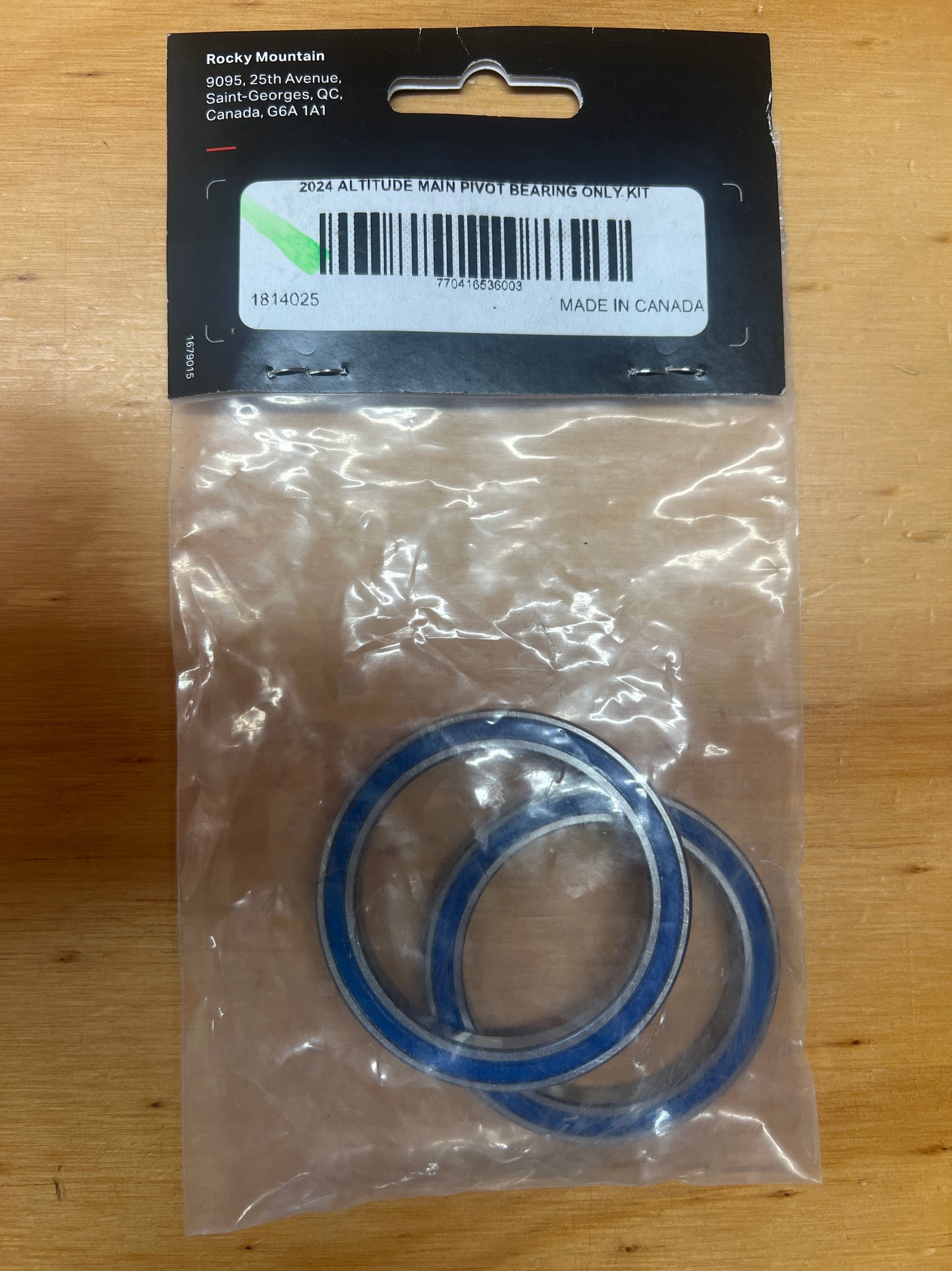 Rocky Mountain Pivot Bearing Kit 1814025